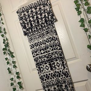 Tribal maxi dress
